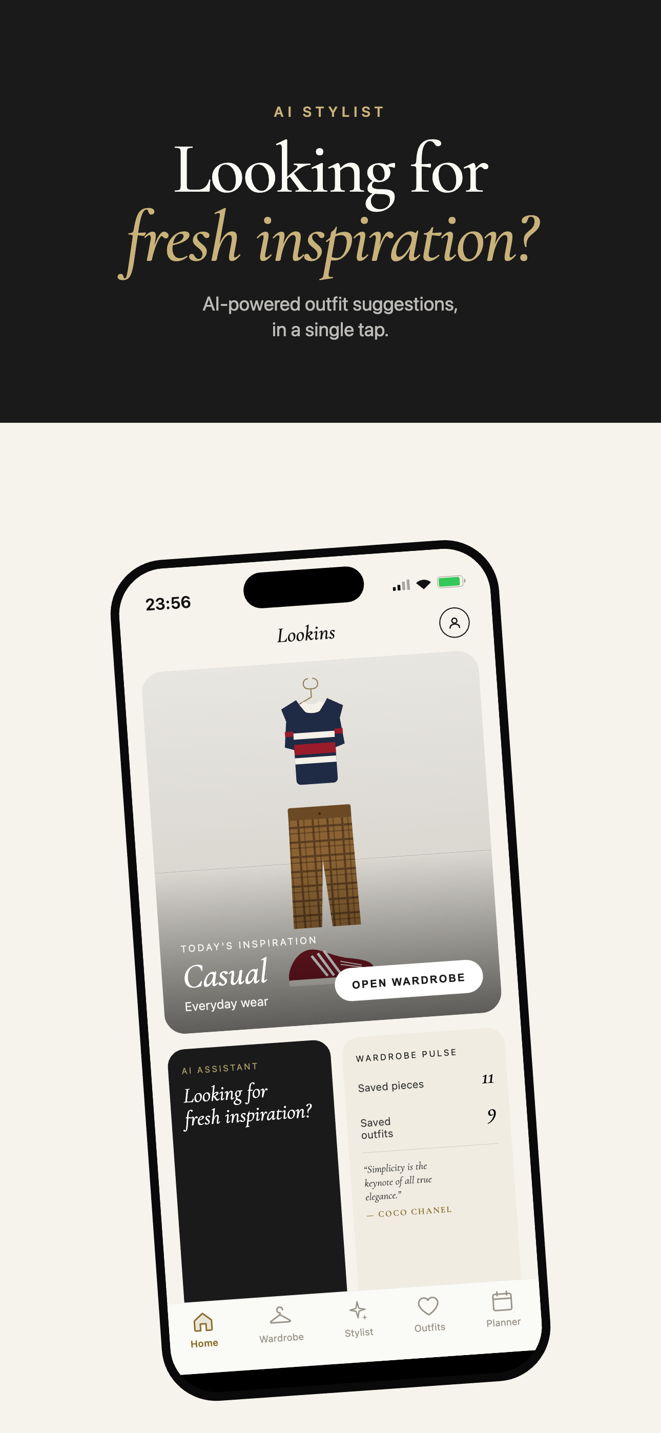 AI Stylist screen
